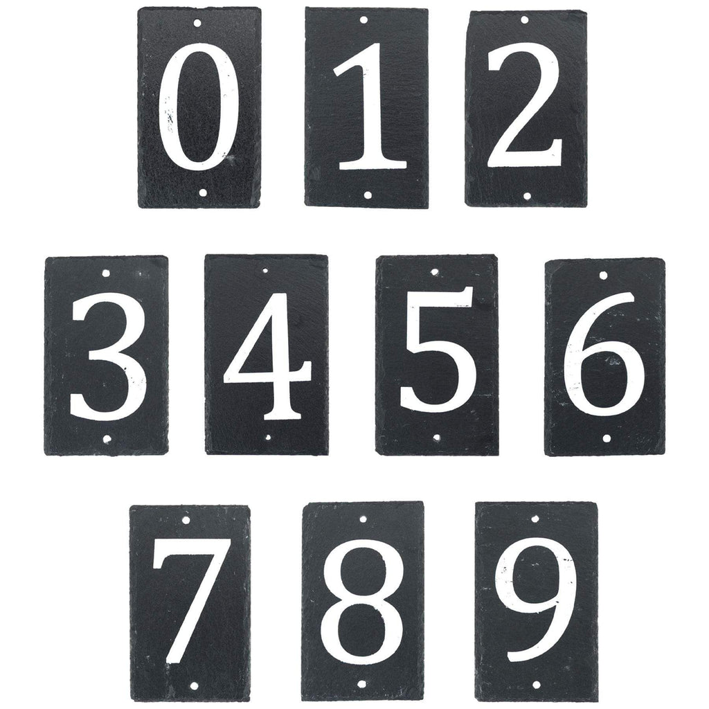 Number 3 Slate House Sign