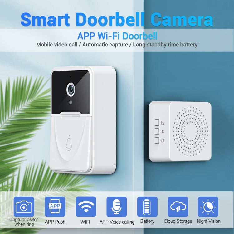 ESCAM X3 Smart Doorbell Camera Support Mobile APP & Two-way Voice & Cloud Storage