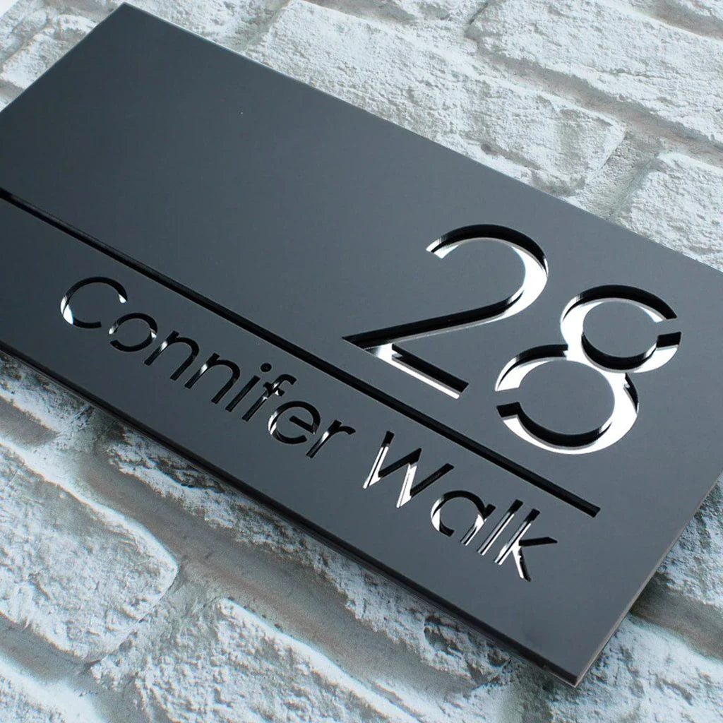 Customized Sign Outdoor House Numbers Plate