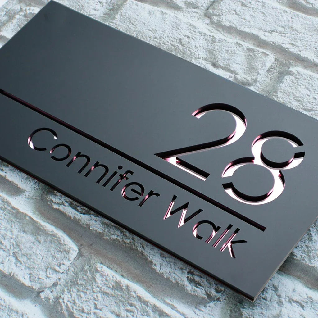 Customized Sign Outdoor House Numbers Plate